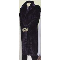Men's Black Double Breasted Coat with Peak Lapel — Fashion Accessories