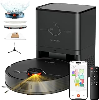 Robot Vacuum and Mop with Self-Emptying Station, 7000Pa Suction — Robot Vacuum