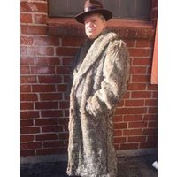 Men's Coffee Brown Double Breasted Coat