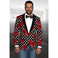 Alberto Nardoni Holiday Red Tuxedo Jacket for Men