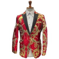 Alberto Nardoni Men's Red Tuxedo Jacket