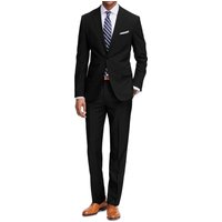 Homme Slim Fit costume noir massif — Costumes et vestons pour hommes