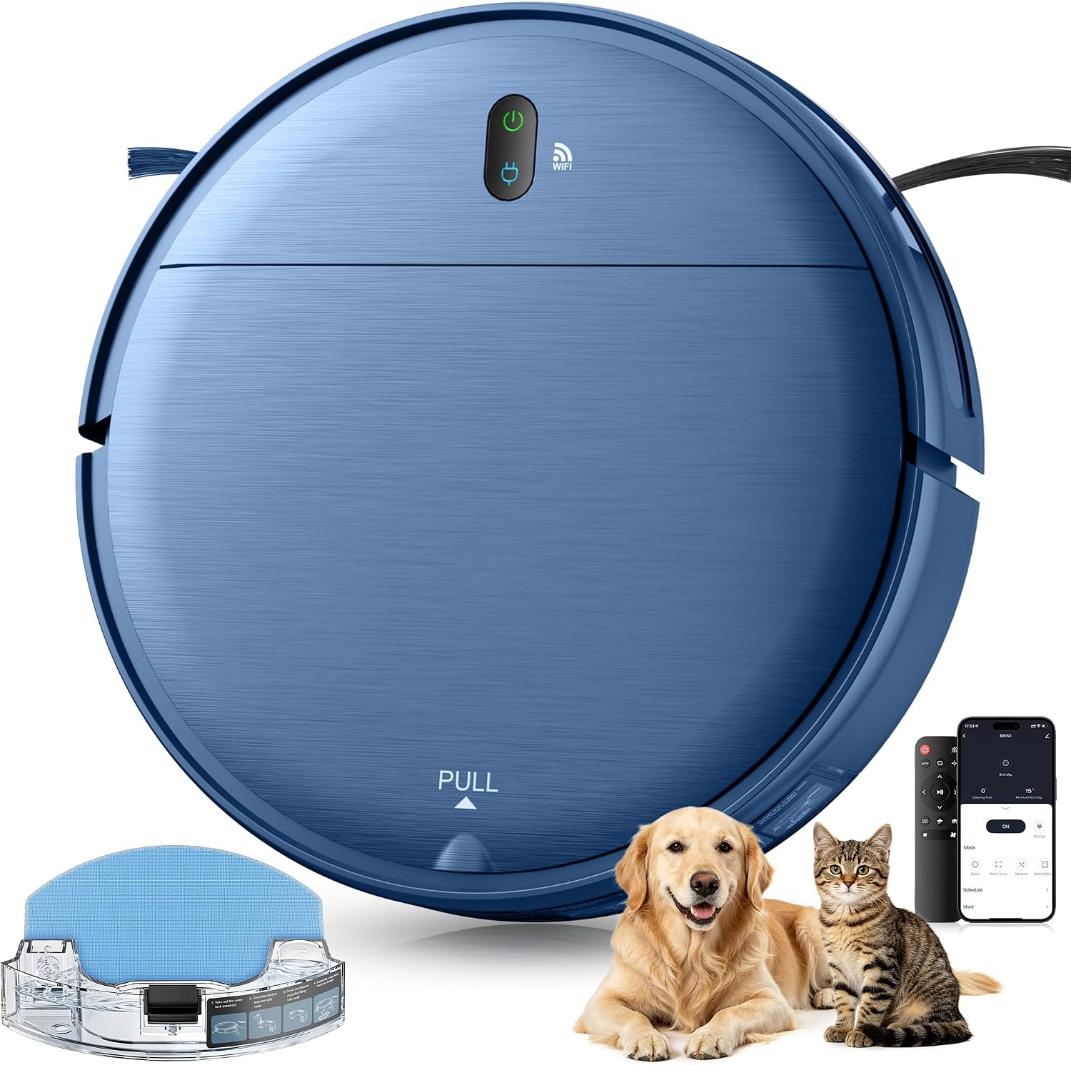 Combo Aspirateur Robot et Balai avec Contrôle APP et Vocal — Robot aspirateur