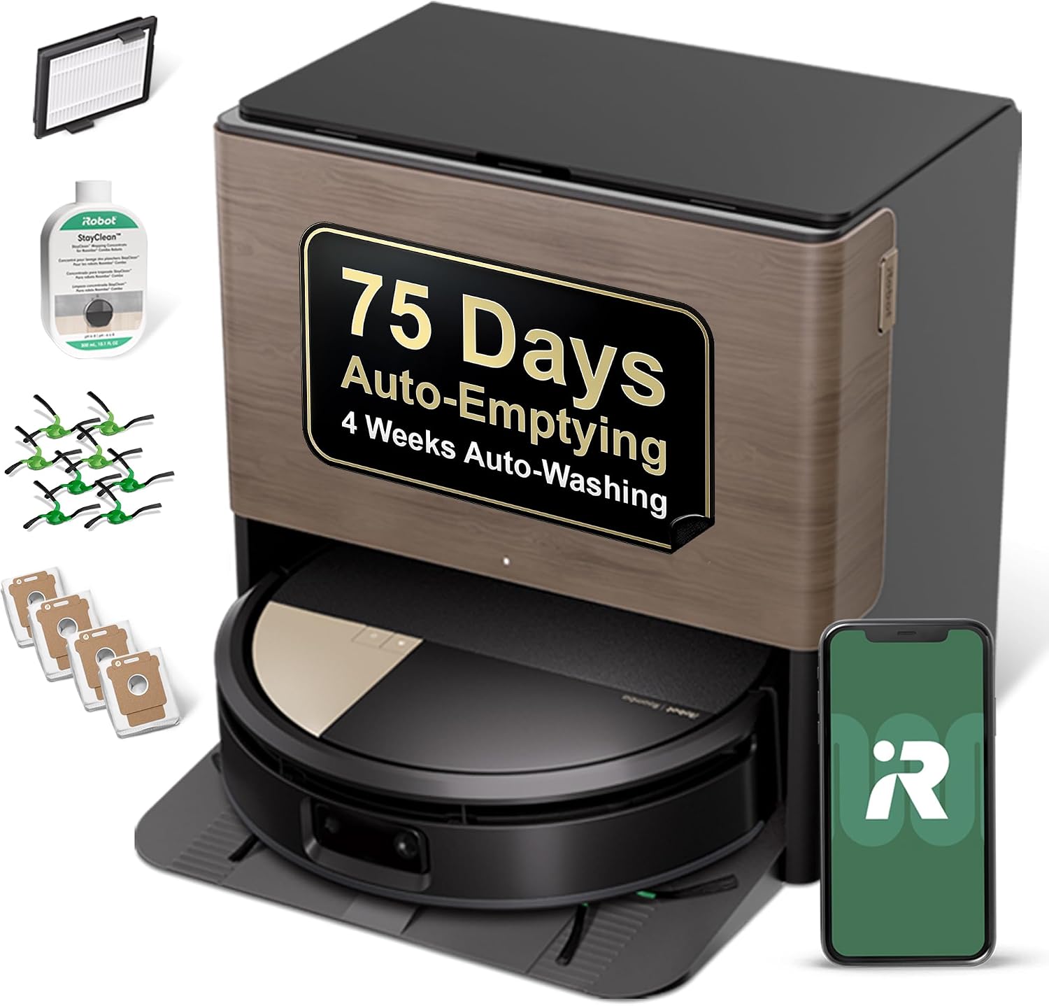 iRobot Roomba Max 707 Combo Robot Aspirateur et Moppe — Robot aspirateur