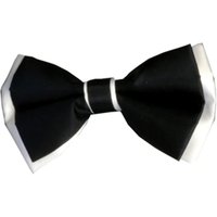 AlbertoNardoniStore Black & White Designer Bow Tie