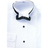 Chemise de Tuxedo à Col Aile et Poignet Convertible pour Hommes Alberto Nardoni — Costumes et vestons pour hommes