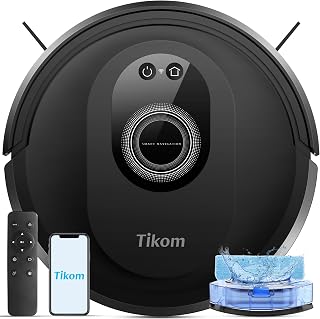 Tikom Robot Vacuum and Mop Combo, 5000Pa, App & Remote Control — Robot Vacuum