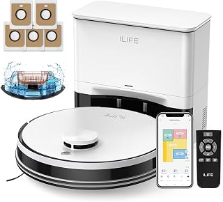ILIFE A30 Pro Robot Vacuum and Mop with Self Emptying Station
