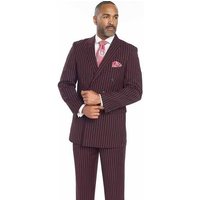 Costume en Rayures Chaux Noir/Rouge pour Hommes Alberto Nardoni — Costumes et vestons pour hommes
