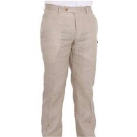 Mens Big and Tall Linen Pants - Ivory Dress Slack