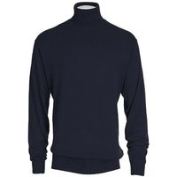 Navy Suit and Turtleneck Combo for Prom