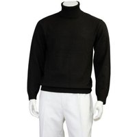 Alberto Nardoni Men's Black Suit and Turtleneck Combo — Mens Suits & Blazers
