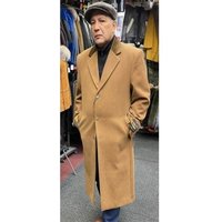 Men's Long Wool Overcoat in Cashmere Blend - AlbertoNardoniStore