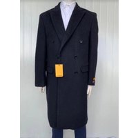 Men's Wool Blend Overcoat - Full Length Topcoat