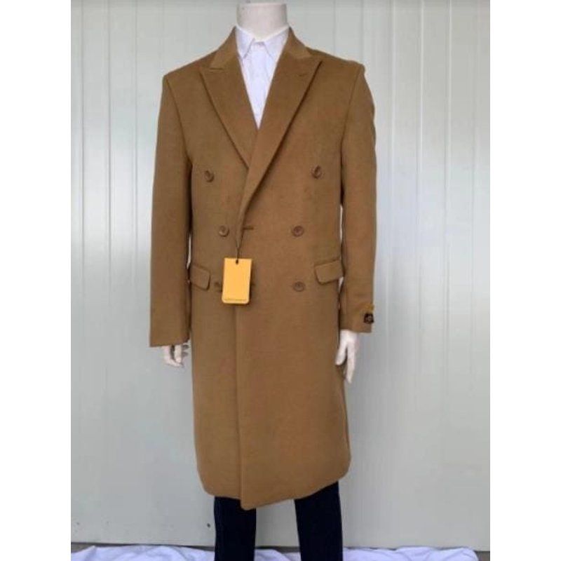 Manteau en Laine pour Hommes - Manteau Long — Veste d'hiver Hommes
