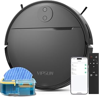 VIPSUN Robot Vacuum and Mop Combo with 4000Pa Suction — Robot Vacuum