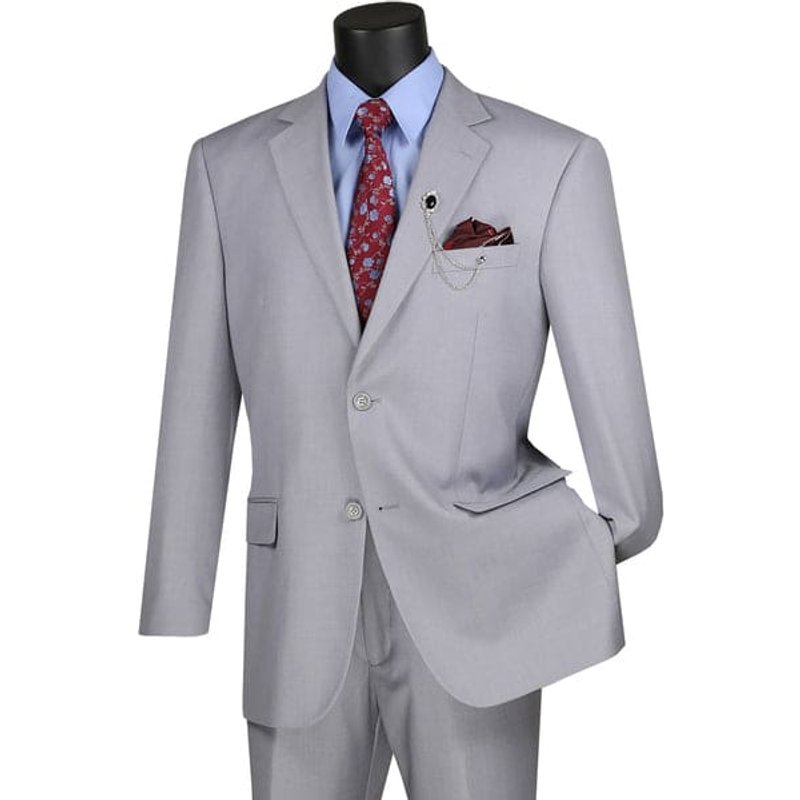 Alberto Nardoni Store Men's Regular Fit Suit with Side Vents — Mens Suits & Blazers