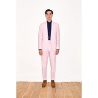 Alberto Nardoni Men's Pink Linen Suit — Mens Suits & Blazers