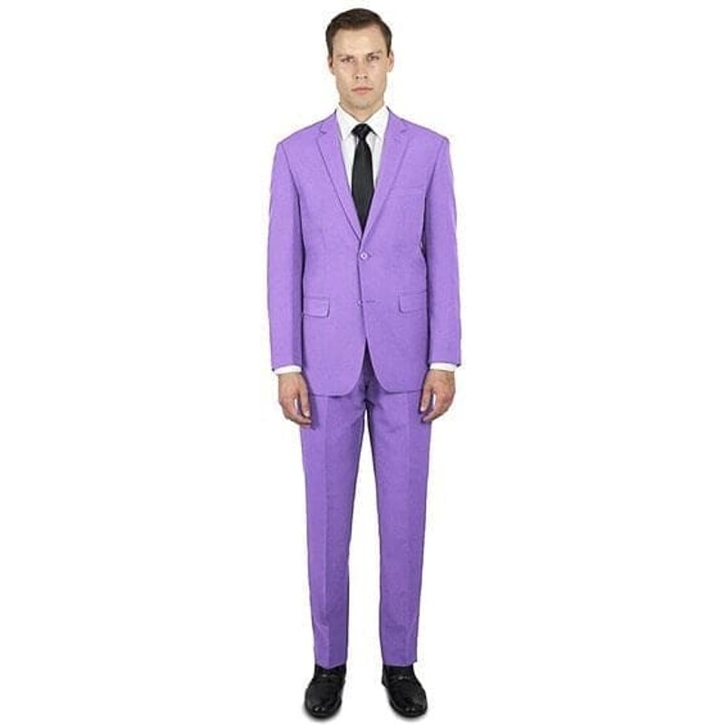 Alberto Nardoni Men's Lavender Linen Suit