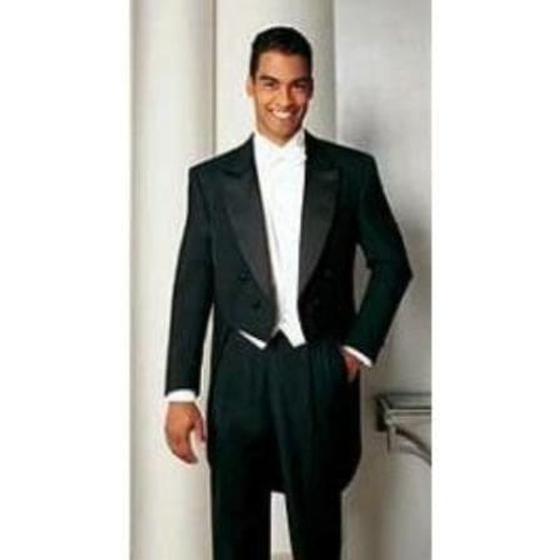 Tuxedo Noir pour Hommes - Coupe Classique avec Taille Ajustable — Costumes et vestons pour hommes