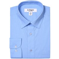 Chemise de base en coton classique en bleu ciel