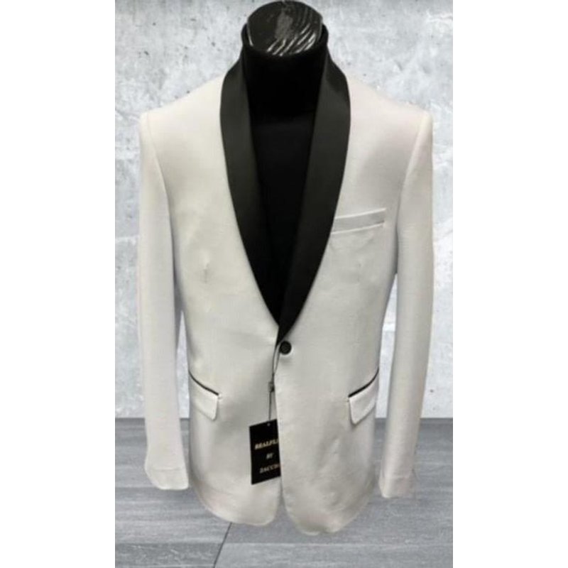Tuxedo Blanc pour Hommes Grande Taille — Costumes et vestons pour hommes