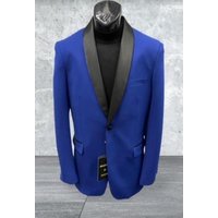 Alberto Nardoni Men's Big and Tall Midnight Blue Tuxedo — Mens Suits & Blazers