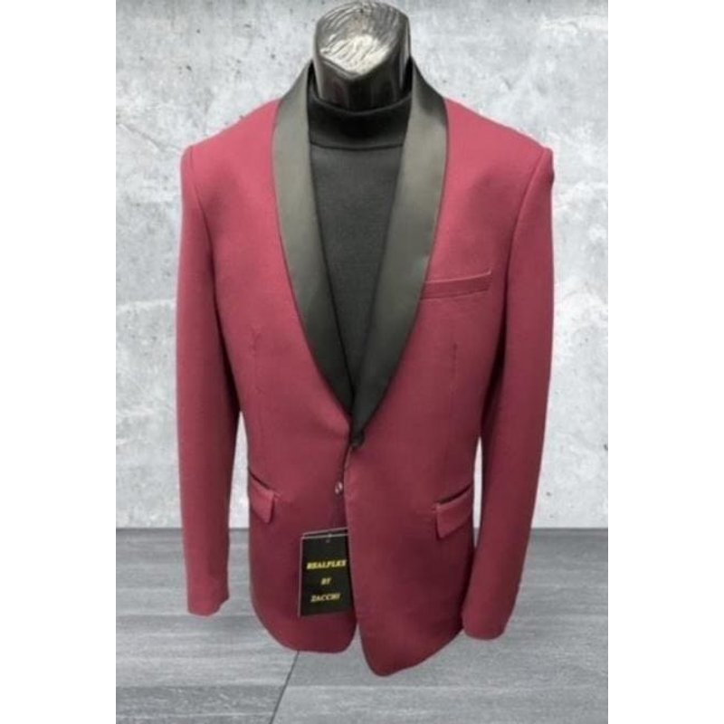 Mens Big and Tall Burgundy Tuxedo — Mens Suits & Blazers