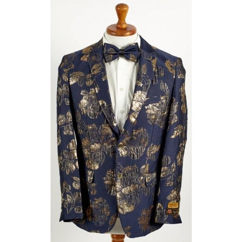 Tuxedo Bleu pour Hommes Grande Taille — Costumes et vestons pour hommes