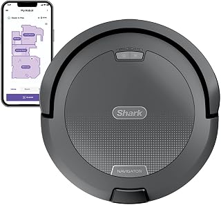 Shark Navigator Robot Vacuum with SmartPath Navigation and Self-Cleaning Brushroll