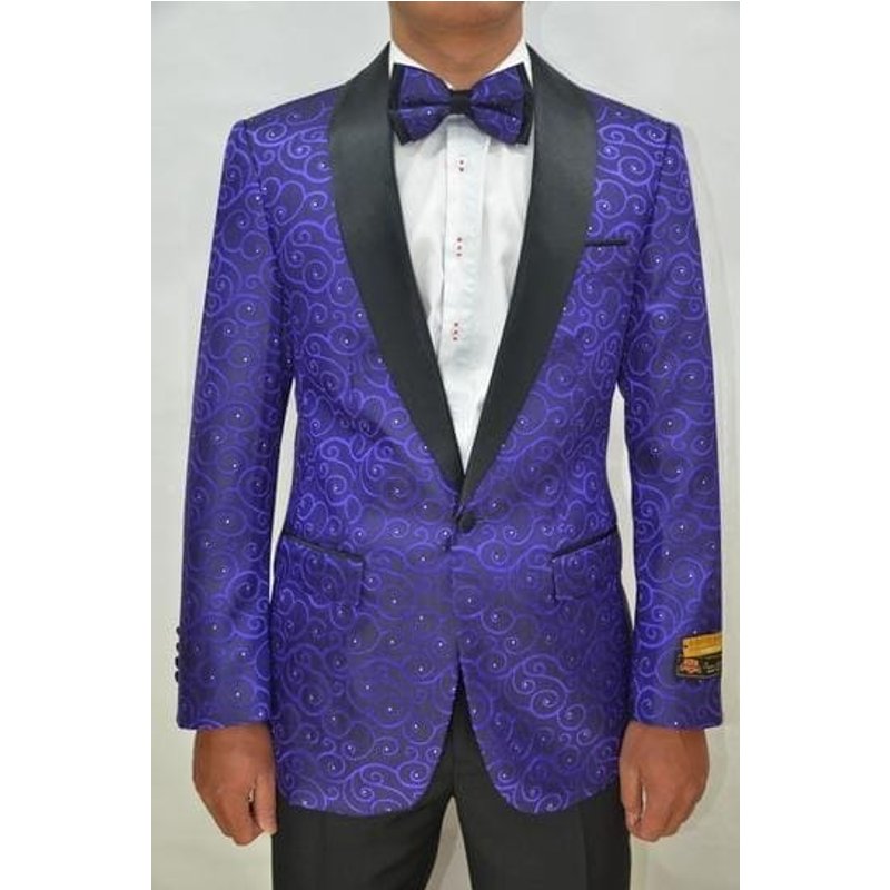 Tuxedo pour hommes Vegas violet — Costumes et vestons pour hommes