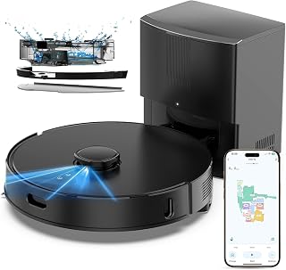 Robot Vacuum and Mop E10+ with 8,000Pa Suction and LiDAR Navigation