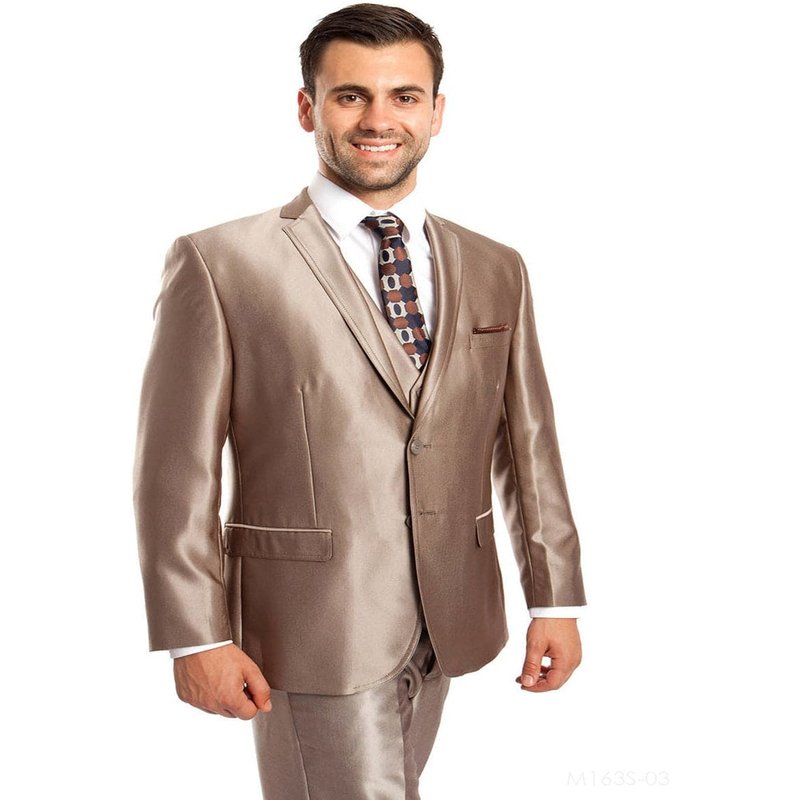 Costume en Sharkskin Veste Slim Fit Tazio pour Homme d'Alberto Nardoni — Costumes et vestons pour hommes