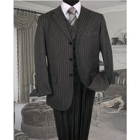 Costume de Mafia AlbertoNardoniStore - Style Italien Charbon — Accessoires de mode