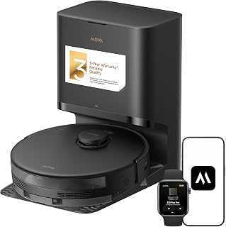 Mova E30 Pro Plus Robot Vacuum and Mop with Self-Emptying Base