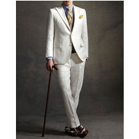 Alberto Nardoni Men's The Great Gatsby Vested Peak Lapel Suit