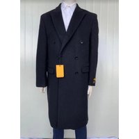 Manteau Long pour Homme AlbertoNardoniStore à Double Boutonnage — Veste d'hiver Hommes