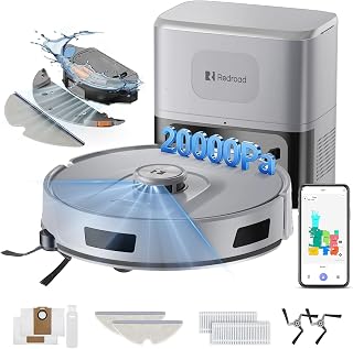 Redroad R11 Robot Vacuum and Mop with 20,000Pa Suction Power