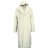 Alberto Nardoni Men's Long Wool Overcoat with Matching Hat
