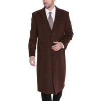 Manteau Long en Laine pour Hommes AlbertoNardoniStore avec 4 Boutons