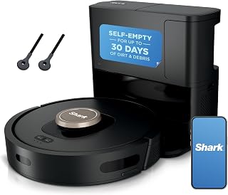 Aspirateur Robot Shark AV2501AE AI avec Base Auto-Vide XL HEPA — Robot aspirateur