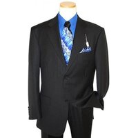 Costume en lin pour hommes -Costume noir