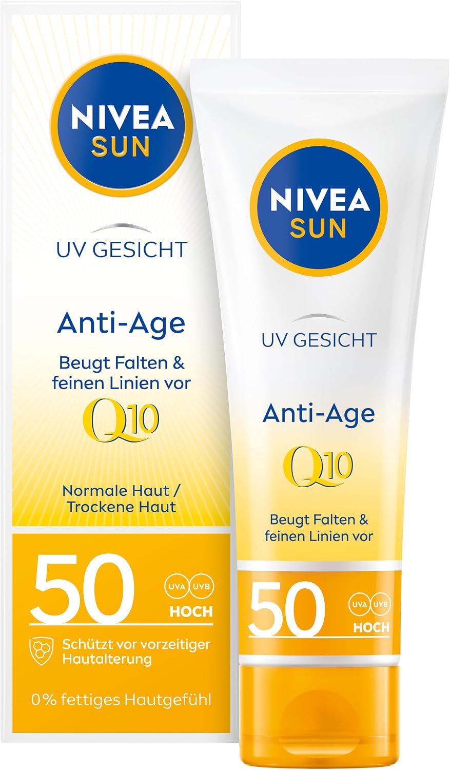 Crème Visage Q10 NIVEA SUN, 50 ml — Crème solaire pour le visage