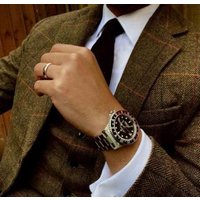 Alberto Nardoni Store 1930s Brown Tweed Double Breasted Suit — Mens Suits & Blazers