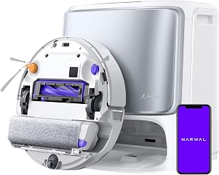 NARWAL Flow Robot Vacuum and Mop Combo with Self-Cleaning and AI