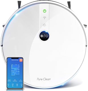 SereneLife Smart Robotic Vacuum Cleaner with Wifi and Gyroscope Mapping