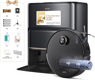 Mova Z60 Ultra Roller Robot Vacuum and Mop with 28,000Pa Suction