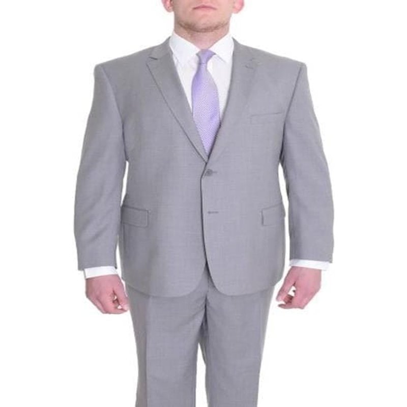 Veste Grise Unie Ajustée pour Homme — Costumes et vestons pour hommes