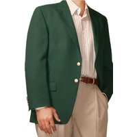 Hommes couleur verte deux bouton Blazer — Costumes et vestons pour hommes