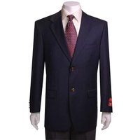 Blazer bleu marine à deux boutons pour hommes Alberto Nardoni